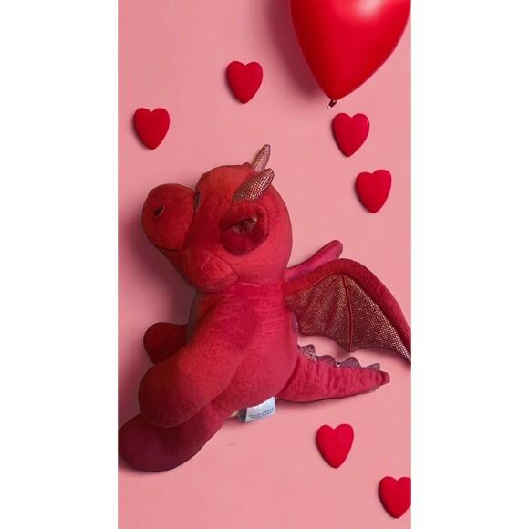 Build-A-Bear Magic Quest Red Dragon Ellie 15" Plush‎ Great Wolf Lodge Exclusive - Picture 2 of 16